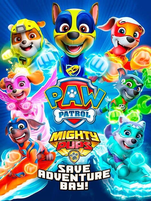 PAW Patrol Mighty Pups Save Adventure Bay cover art