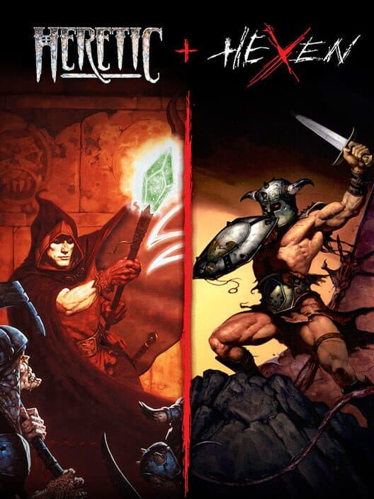 Heretic + Hexen cover art