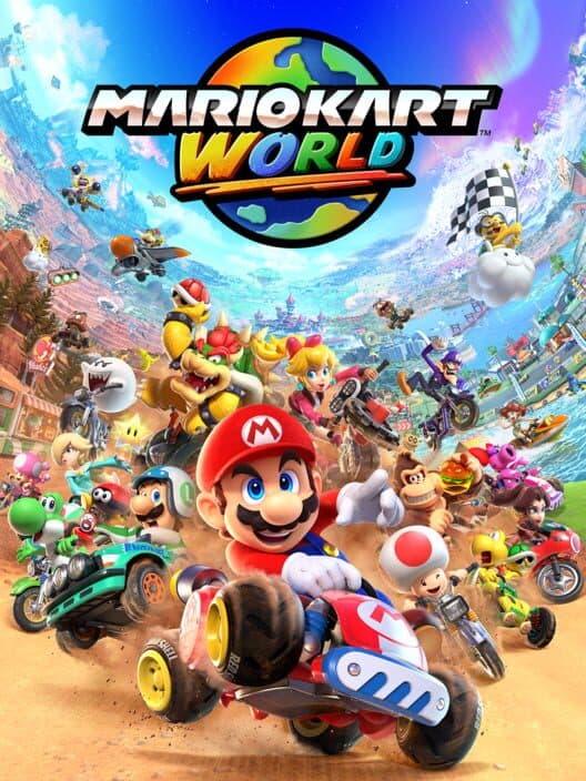 Mario Kart World cover art