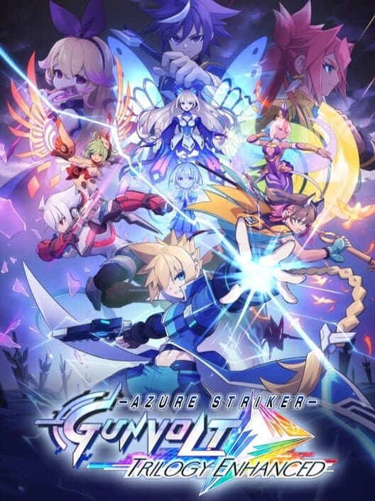 Azure Striker Gunvolt Trilogy Enhanced cover art
